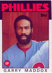 1986 Topps Baseball Cards      585     Garry Maddox